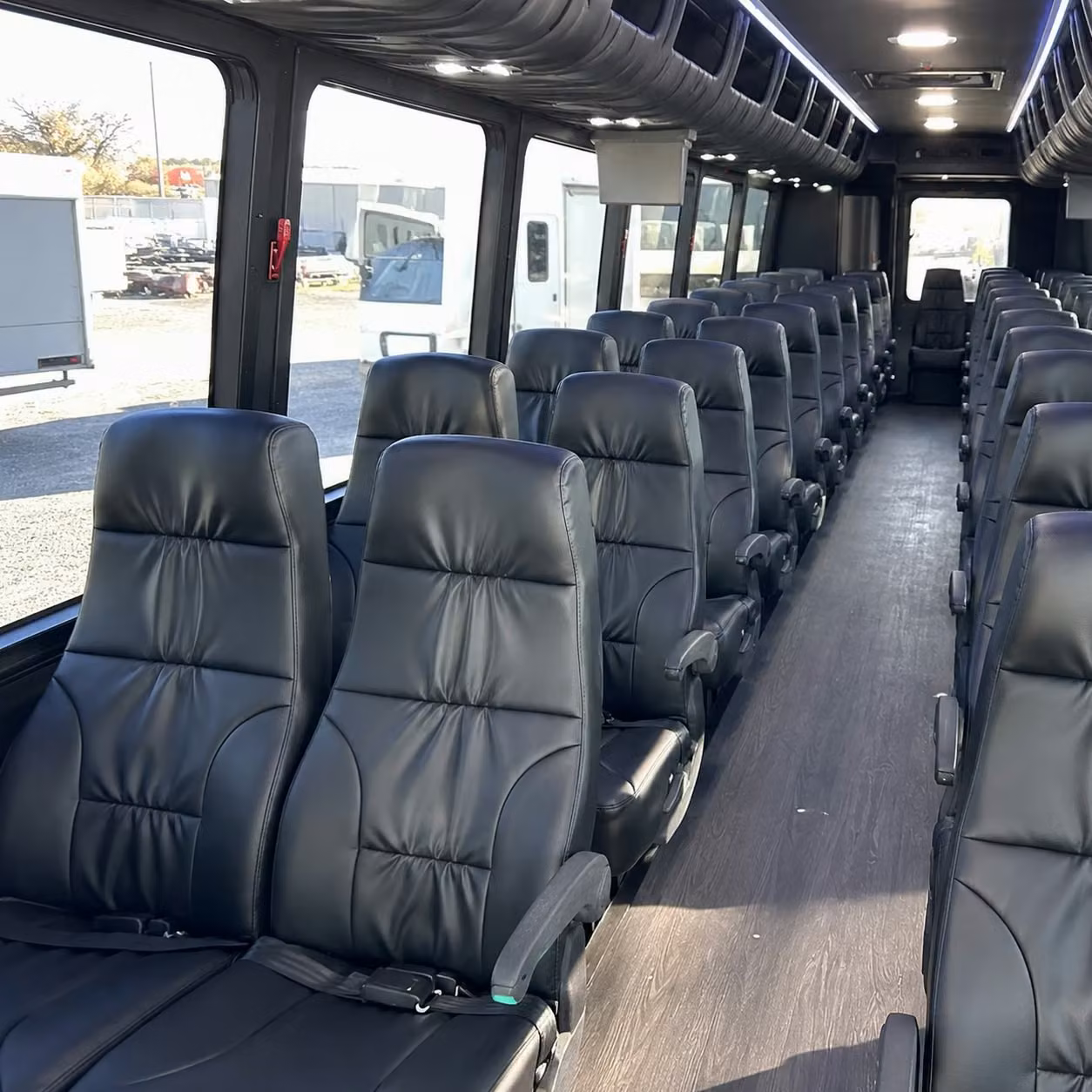 25 passenger minibus inside
