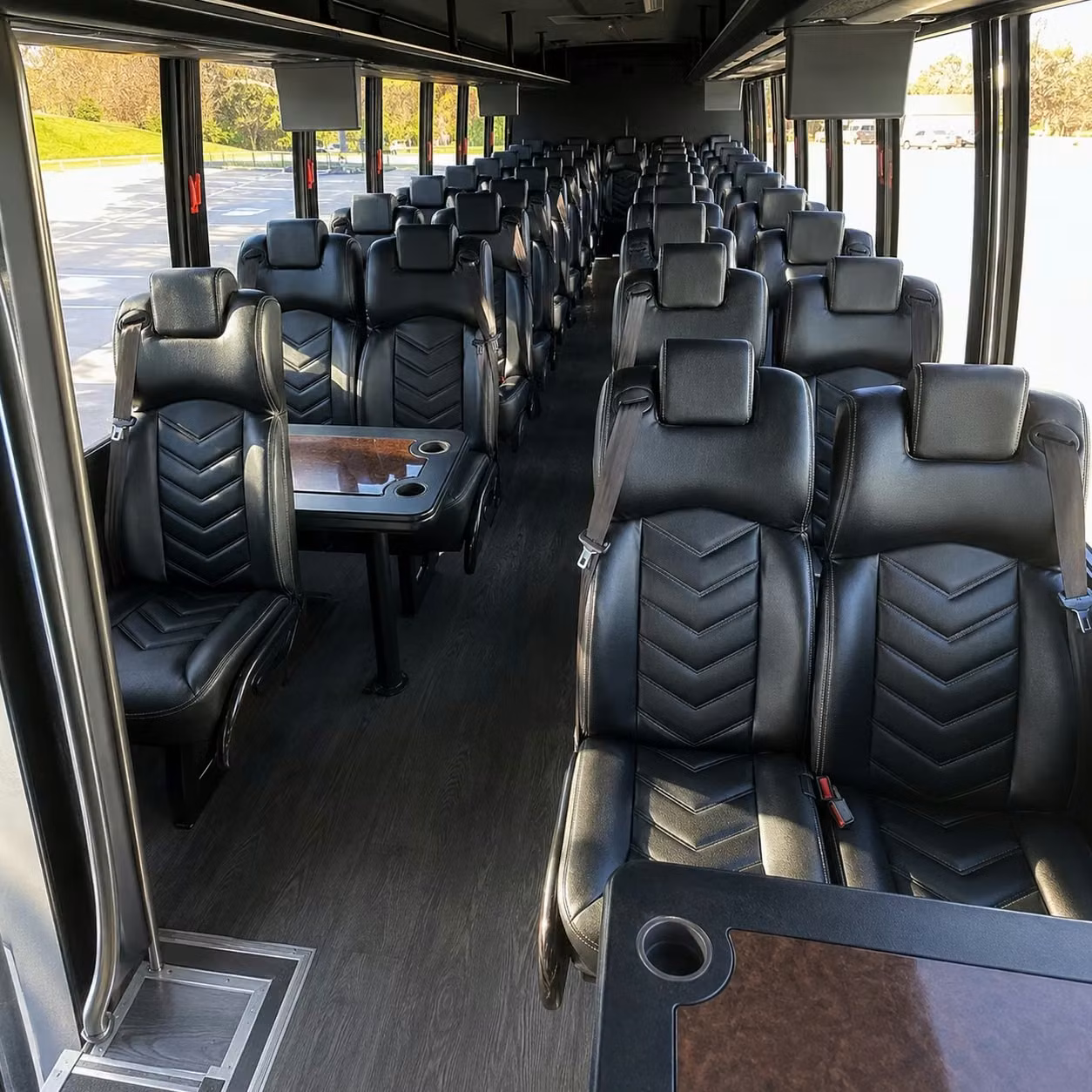 28 passenger minibus interior