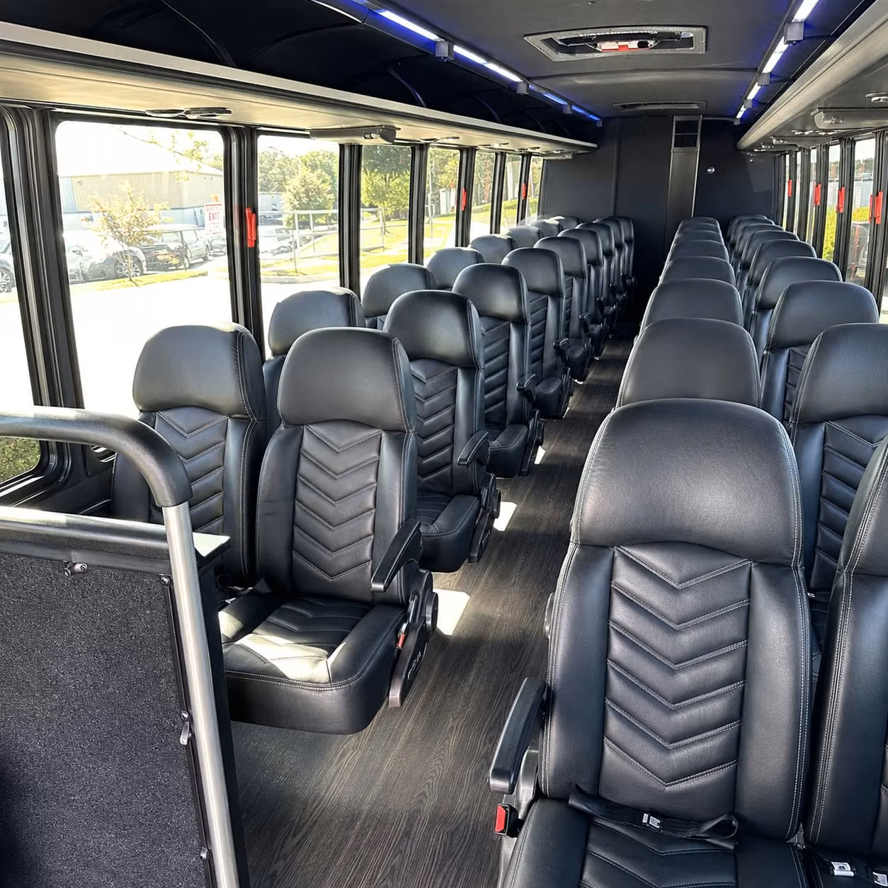 30 passenger minibus inside