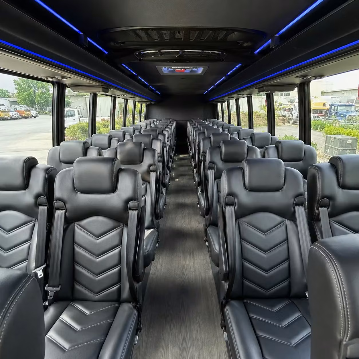 35 passenger minibus inside