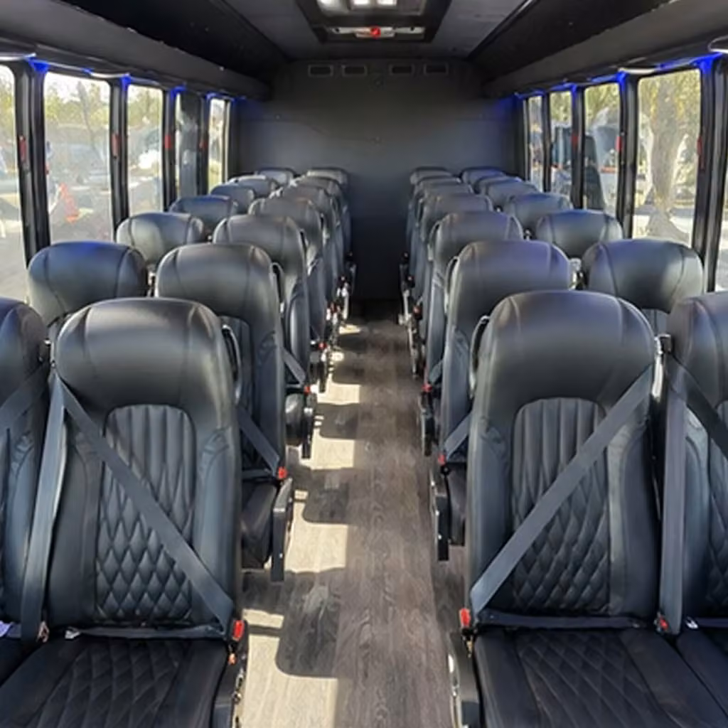 35 passenger minibus interior