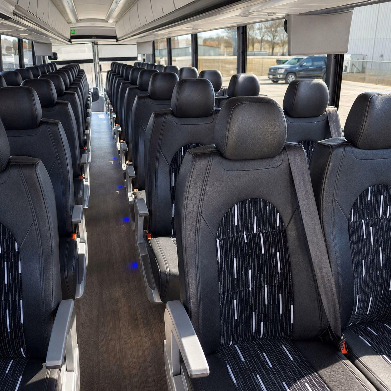 how bus type changes charter bus prices in kirkland washington