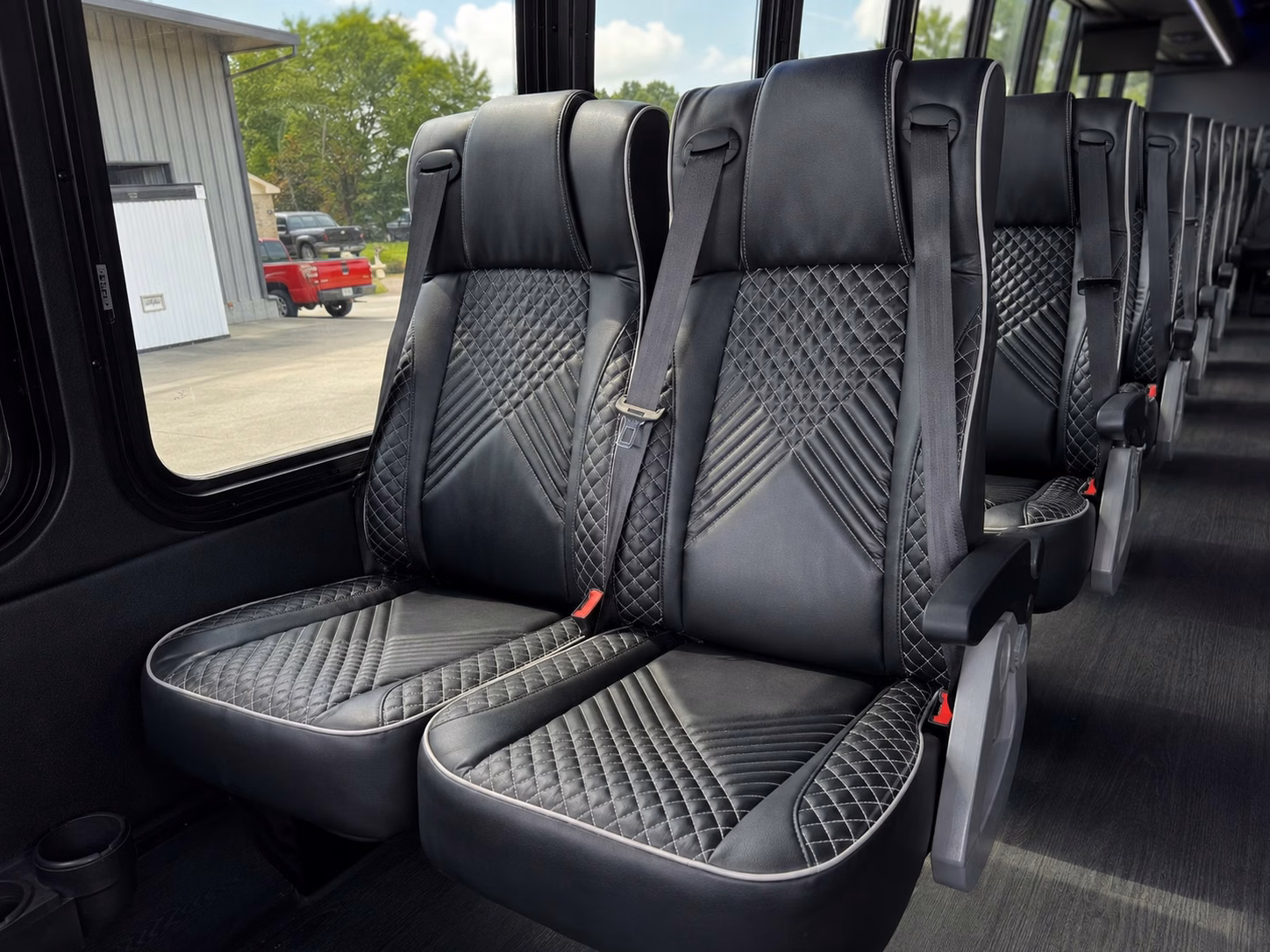 kirkland charter bus rental interior