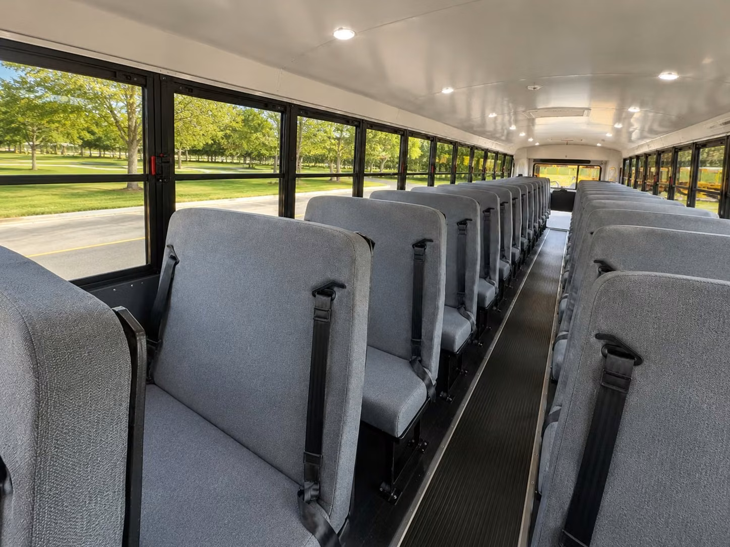 school bus interior